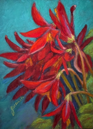 Blazing Lilies by artist Julie Schmidt